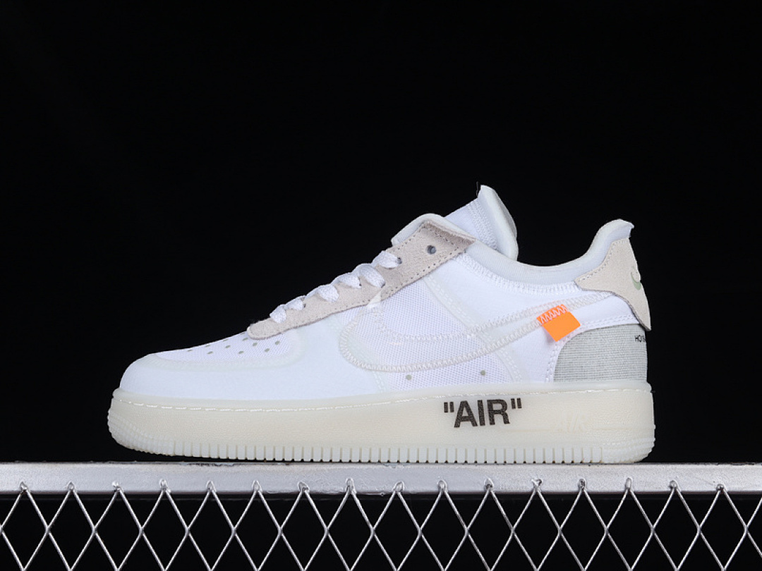 Nike [AO4606-100]-[OFF-WHITE X AIR FORCE 1 LOW THE TEN WHITE/WHITE-SAIL]-[WOMAN:36-39]-[MAN:40-45], photo 1