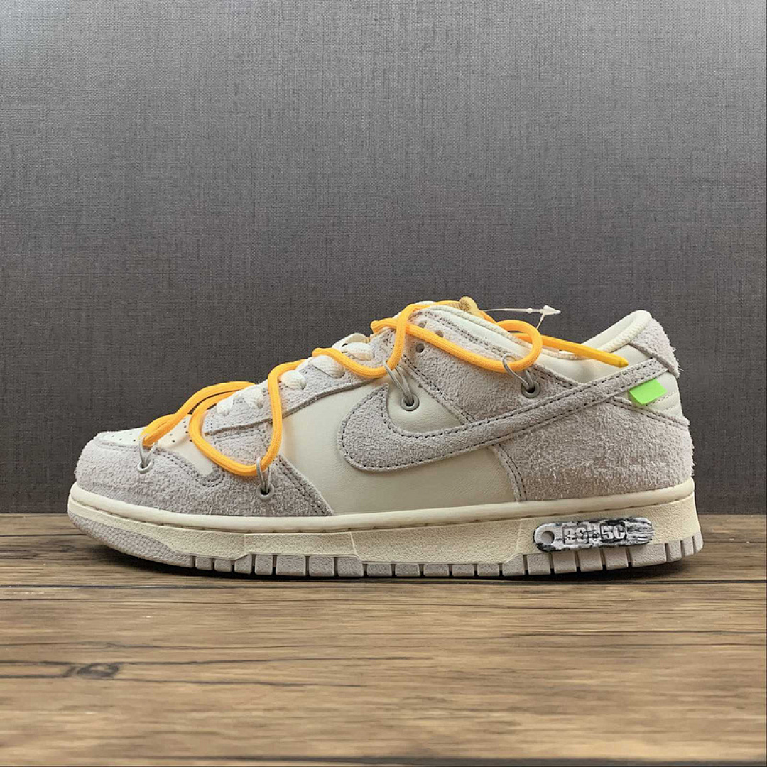 Off-White [DJ0950-106]-[OW X SB DUNK LOW LOT 39 OF 50 SAIL/NEUTRAL GREY/AMARILLO]-[UNSIEX:36-47.5], photo 1