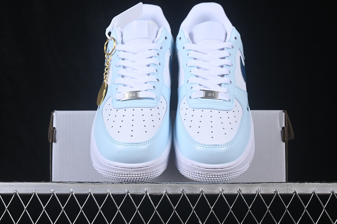 Nike [HV2511-100]-[AIR FORCE 1 07 LOW CASUAL SNEAKERS SKY BLUE/WHITE]-[WOMAN:36-39]-[MAN:40-45] - Image 12