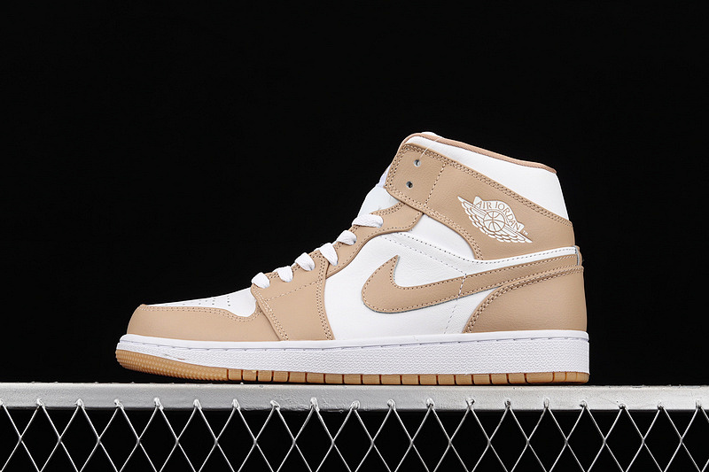 Jordan AIR Jordan 1 MID TAN/WHITE/GUM · 554724-271, photo 1