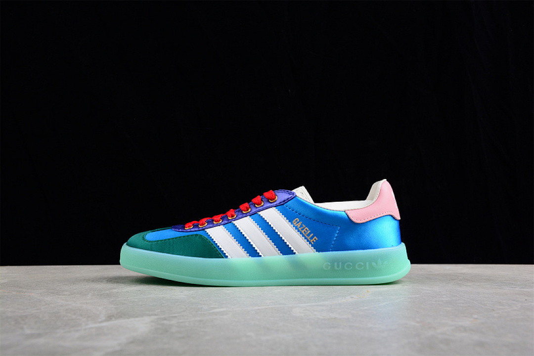 Adidas Adidas GU*CCI X GAZELLE SHOES BLUE/CLOUD WHITE/GREEN/RED · 103660, photo 1