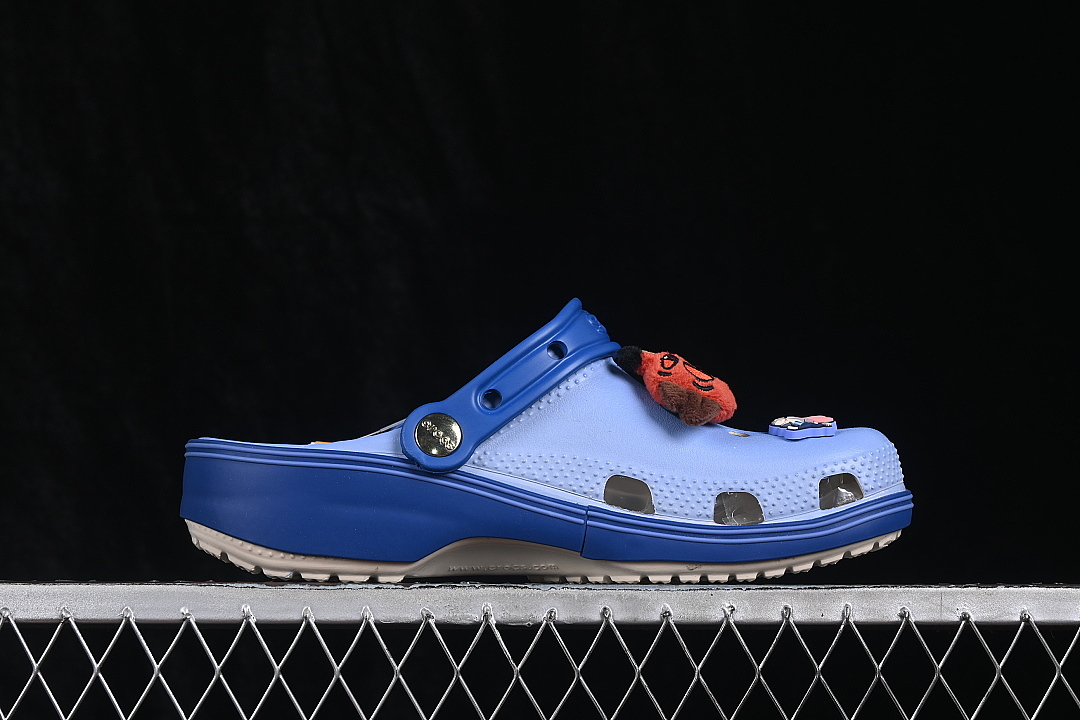 Crocs [CASUAL SLIP-ON SHOES BLUE/BLUE/BLUE]-[WOMAN:36-39]-[MAN:40-46] - Image 13