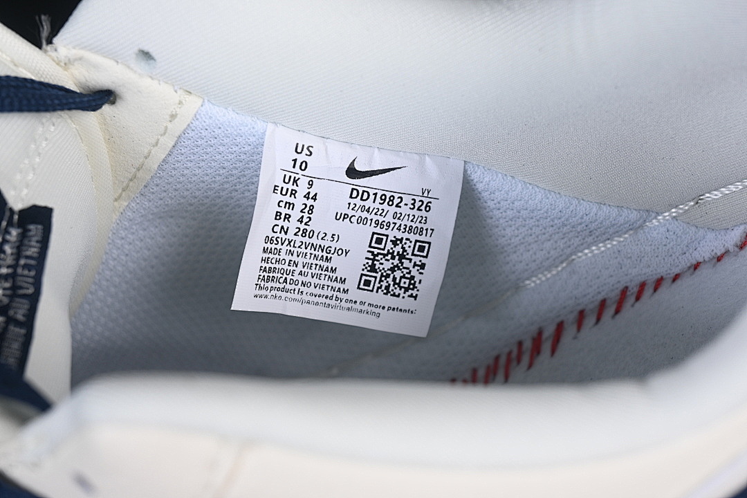 Nike [DD1982-326]-[AIR FORCE 1'07 LOW WHITE/NAVY BLUE/RED]-[WOMAN:36-39]-[MAN:40-45] - Image 6