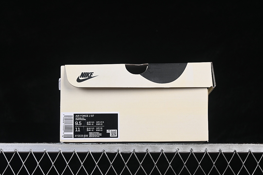 Nike [XY2025-006]-[AIR FORCE 1 07 LOW BEIGE/BLACK/NAVY BLUE]-[WOMAN:36-39]-[MAN:40-45] - Image 12