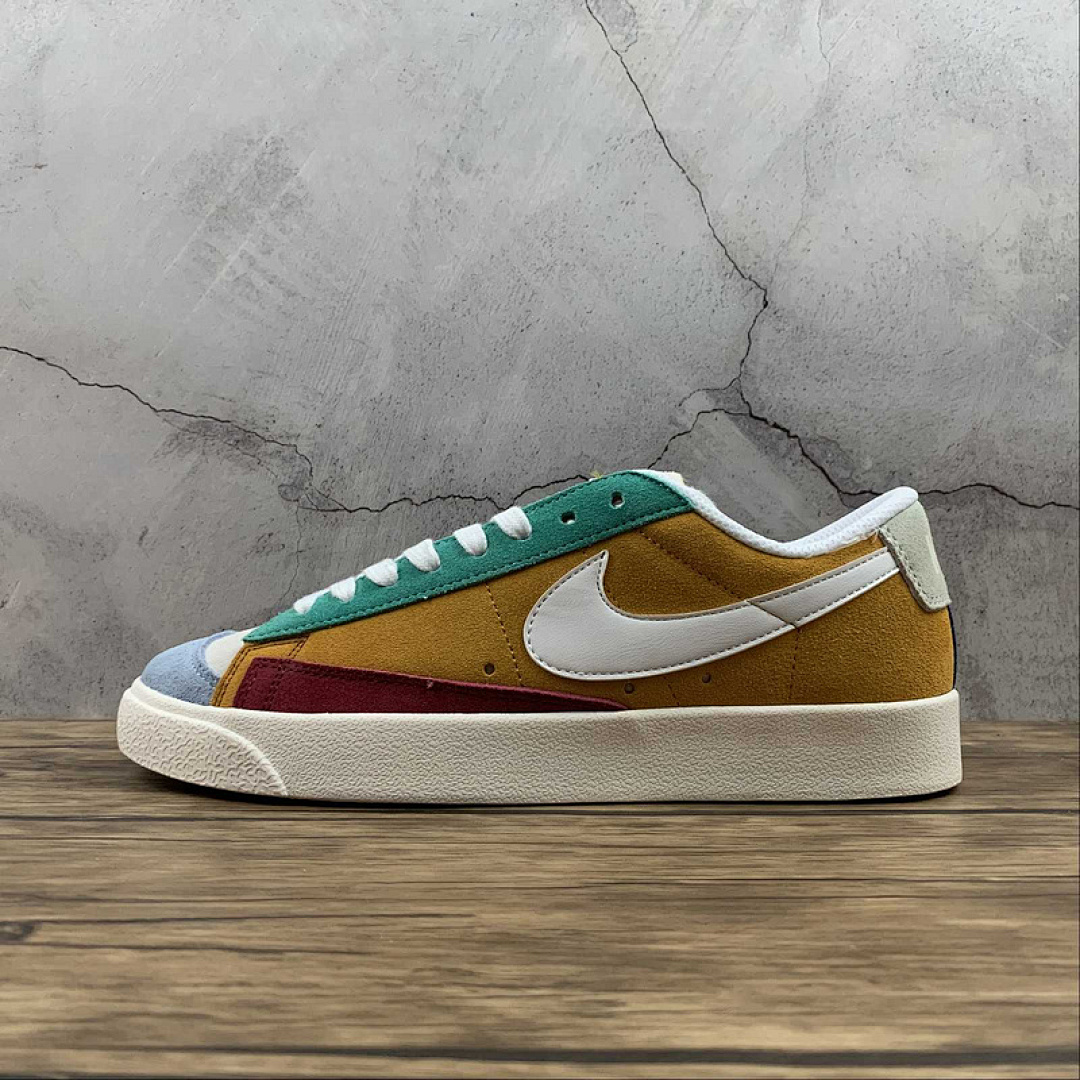 Nike BLAZER LOW 77 VINTAGE LIGHT GREY/MULTI-COLOR · DA6364-600, photo 1