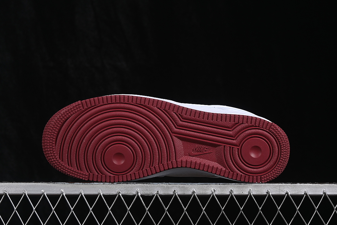Nike [IB0018-101]-[AIR FORCE 1 07 LOW CASUAL SNEAKERS WINE RED/WHITE]-[WOMAN:36-39]-[MAN:40-45] - Image 14