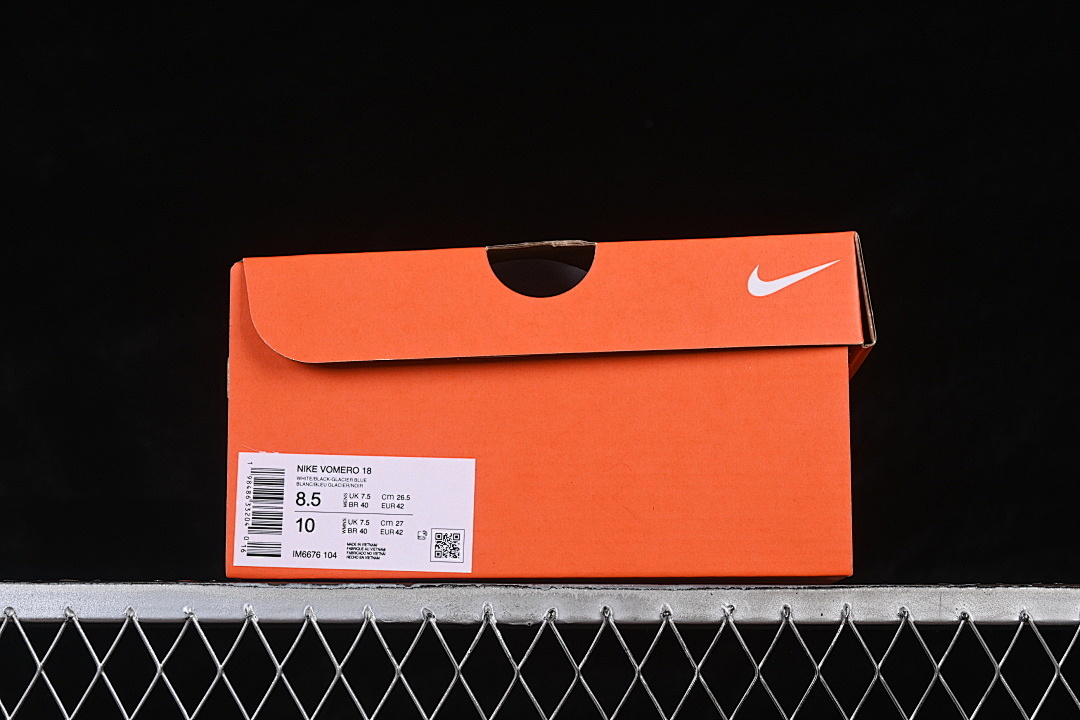 Nike [IM6676-104]-[VOMERO 18 WHITE/GLACIER BLUE/HYPER PINK/BLACK]-[WOMAN:36-39]-[MAN:40-46] - Image 12