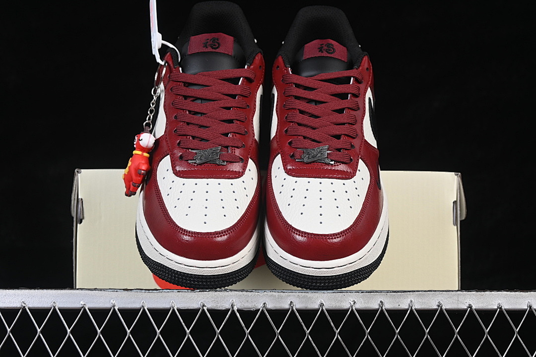 Nike [HF3148-102]-[AIR FORCE 1 07 LOW WHITE/RED/BLACK]-[WOMAN:36-39]-[MAN:40-45] - Image 13