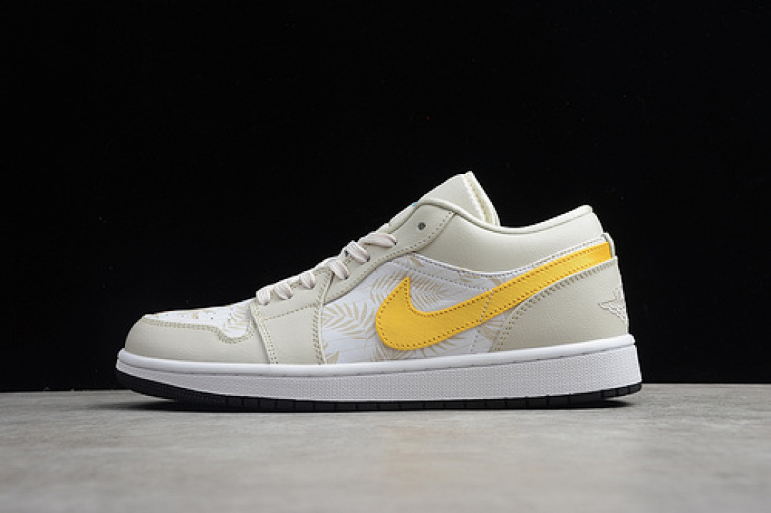Jordan [CK3022-107]-[AIR JORDAN 1 LOW PALM TREE LIGHT OREWOOD BROWN/AMARILLO-WHITE-LASER (BLUE]), photo 1