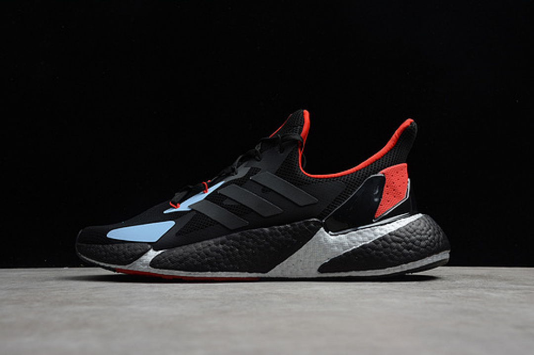 X9000L4 BOOST SHOES CORE BLACK/RED/BLUE · FY0778, photo 1