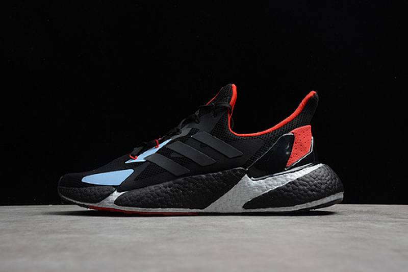 X9000L4 BOOST SHOES CORE BLACK/RED/BLUE · FY0778, photo 1