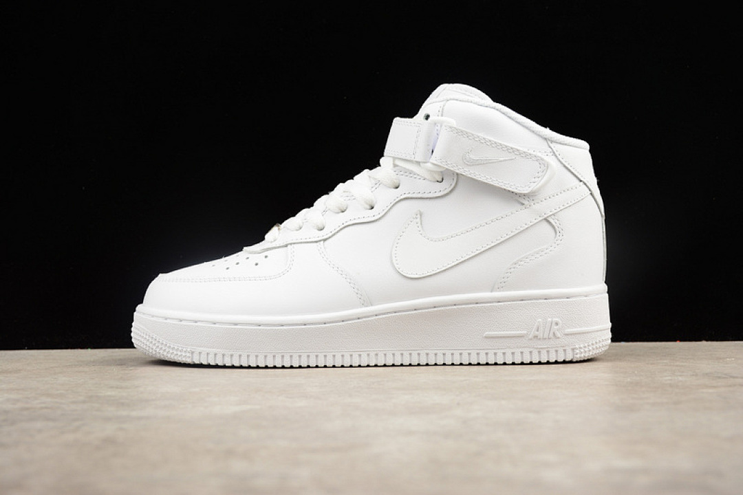 Nike [315123-111]-[LEATHER]-[AIR FORCE 1 MID '07 CLASSIC WHITE/WHITE]-[WOMAN:36-39]-[MAN:40-45]-[OG00136], photo 1
