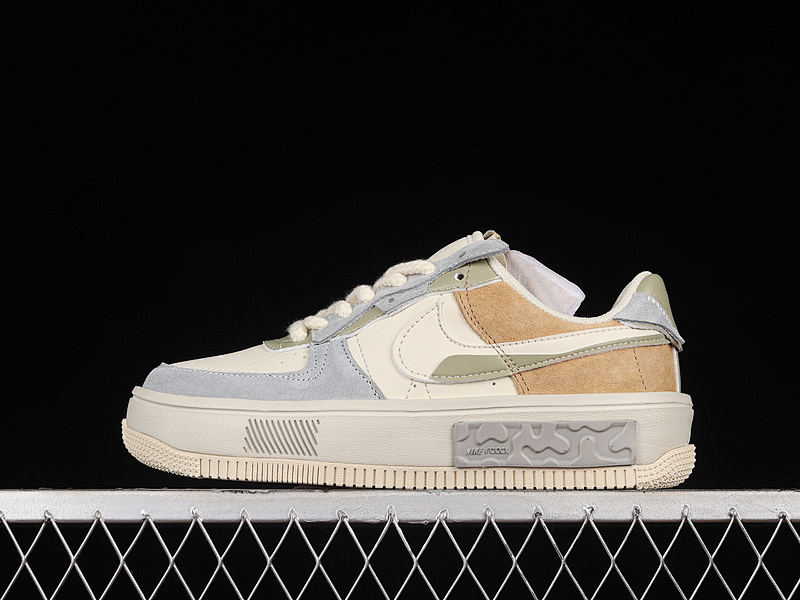 Nike Nike AIR FORCE 1 FONTANKA BEIGE/LIGHT GREY/YELLOW · CW6688-802, photo 1