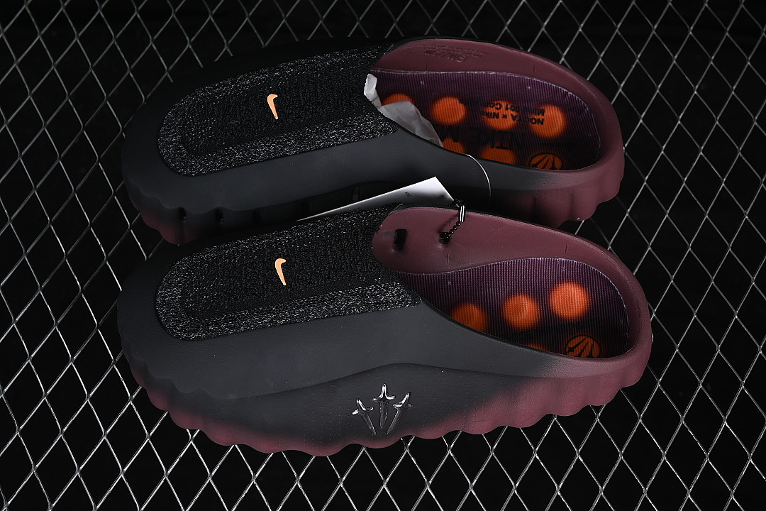 Unbranded [IR2175-201]-[NEUROSCIENCE FOOT MASSAGE SLIPPERS WINE RED/BLACK]-[WOMAN:37-39]-[MAN:40-47.5] - Image 8
