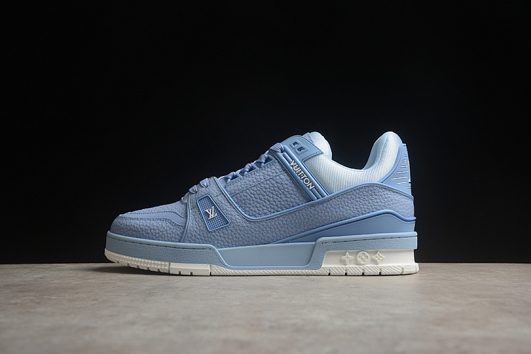 Louis Vuitton [2024TRAINER L*V LOUIS VUITTON TRAINER BLUE/WHITE]-[WOMAN:35-39]-[MAN:40-45] - Image 2