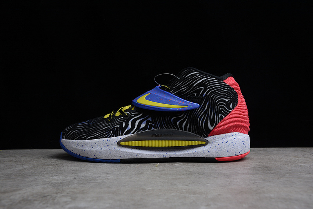 Unbranded [CZ0170-004]-[KD 14 EP BLACK/FUSION RED/WHITE/YELLOW STRIKE]-[MAN:40-46], photo 1