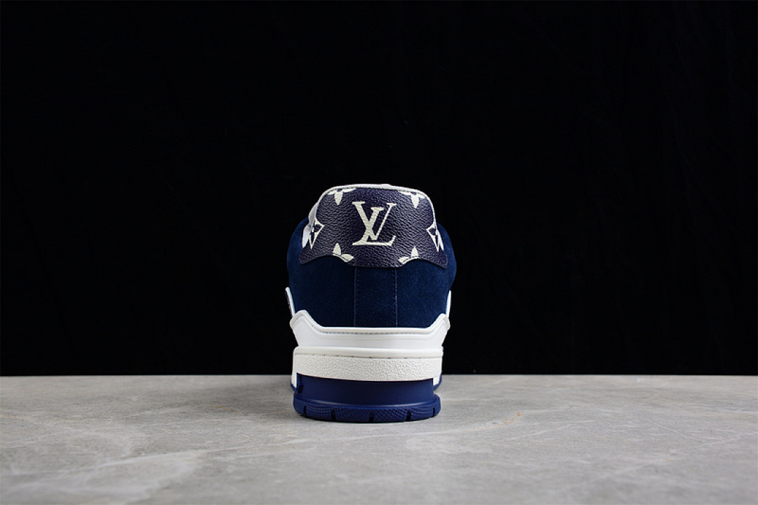 Louis Vuitton [L*V LOW TRAINER SNEAKER NAVY BLUE/WHITE/SILVER]-[MAN:39-45] - Image 10