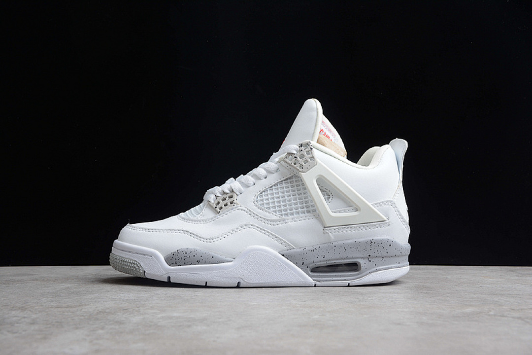 Jordan [CT8527-100]-[AIR JORDAN 4 RETRO WHITE OREO WHITE/TECH GREY/BLACK/FIRE RED]-[UNISEX:36-46], photo 1