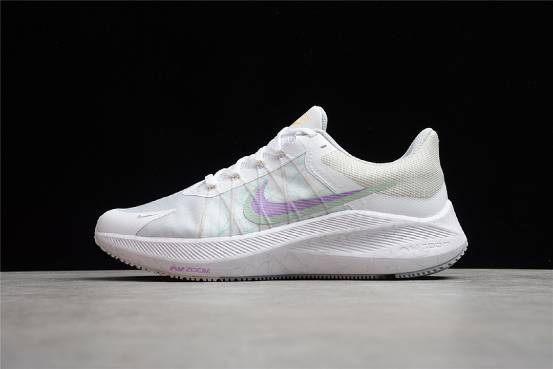 Unbranded [CW3421-102]-[AIR ZOOM WINFLO 8 WHITE/FOOTBALL GREY/VIOLET SHOCK/INFINITE LILAC]-[UNISEX:36-44], photo 1