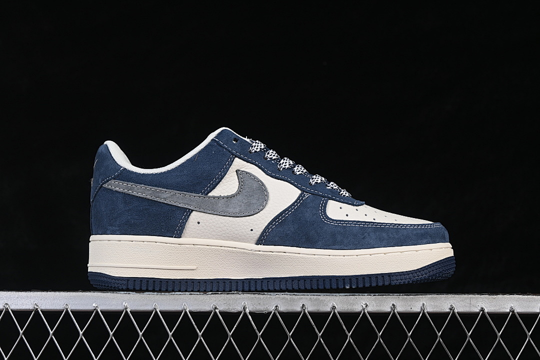Nike [XL1979-139]-[AIR FORCE 1 07 LOW WHITE/BLUE/GREY]-[WOMAN:36-39]-[MAN:40-45] - Image 16