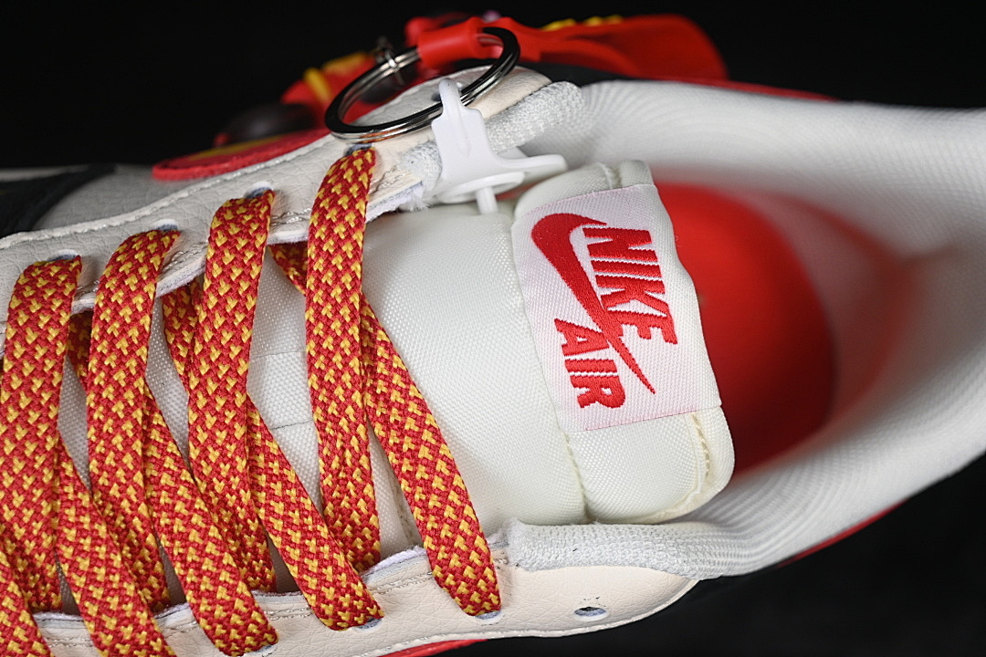 Nike [MZ9588-835]-[AIR FORCE 1 07 LOW CASUAL SNEAKERS WHITE/BLACK/RED]-[WOMAN:36-39]-[MAN:40-45] - Image 9