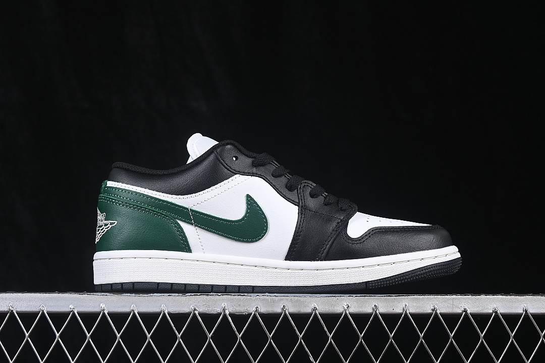 Unbranded [553558-047]-[AIR JORDAN 1 LOW AJ1 CULTURAL BASKETBALL SHOES DARK GREEN/BLACK]-[MAN:40-46] - Image 15
