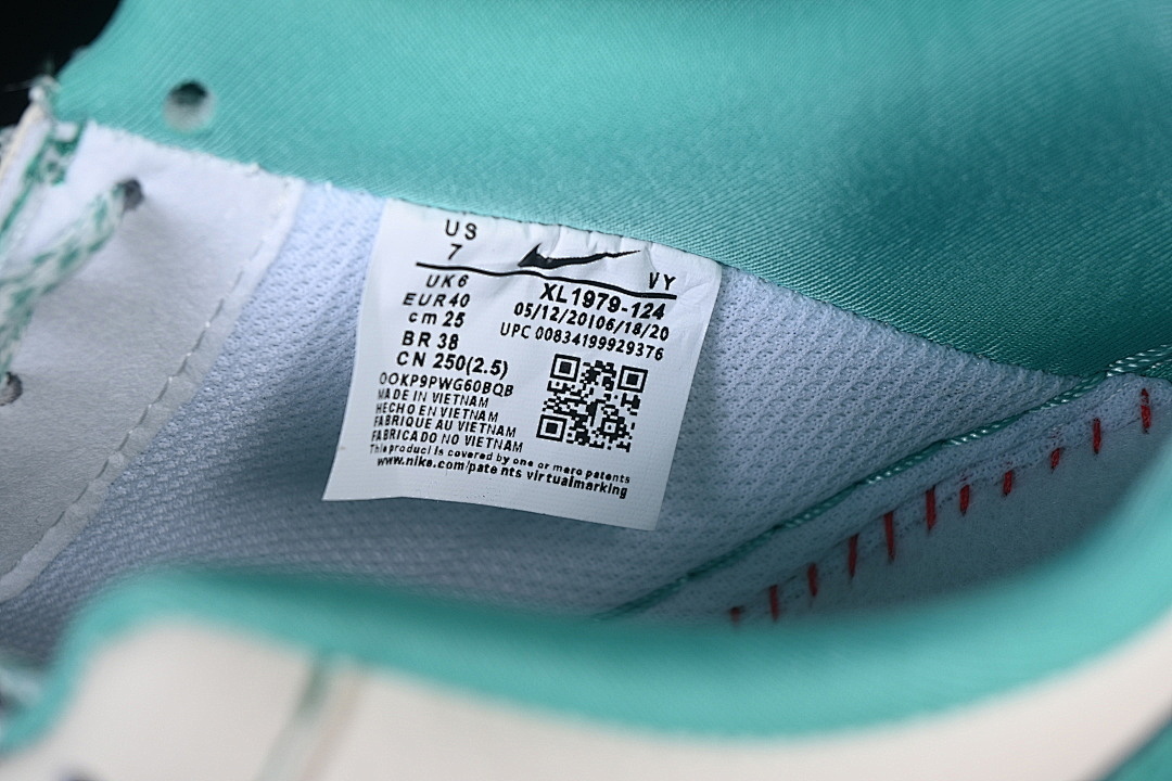 Nike [XL1979-124]-[AIR FORCE 1 07 LOW CASUAL SNEAKERS GREEN/WHITE]-[WOMAN:36-39]-[MAN:40-45] - Image 5