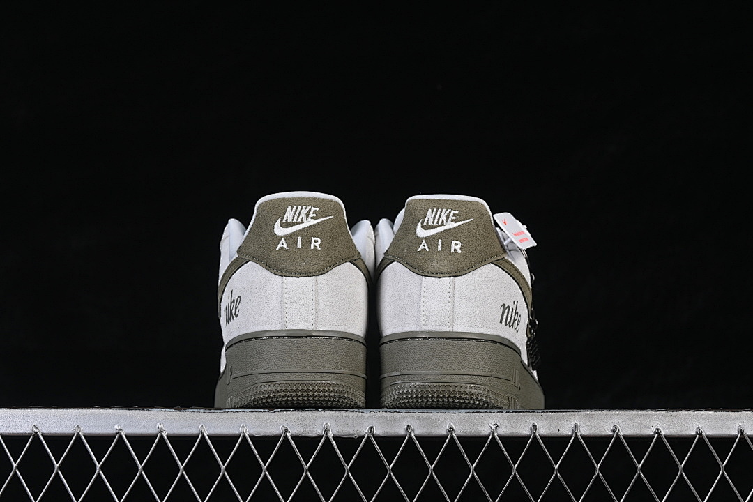 Nike [DF0188-122]-[AIR FORCE 1 07 LOW CASUAL SNEAKERS BEIGE/GREEN]-[WOMAN:36-39]-[MAN:40-45] - Image 14