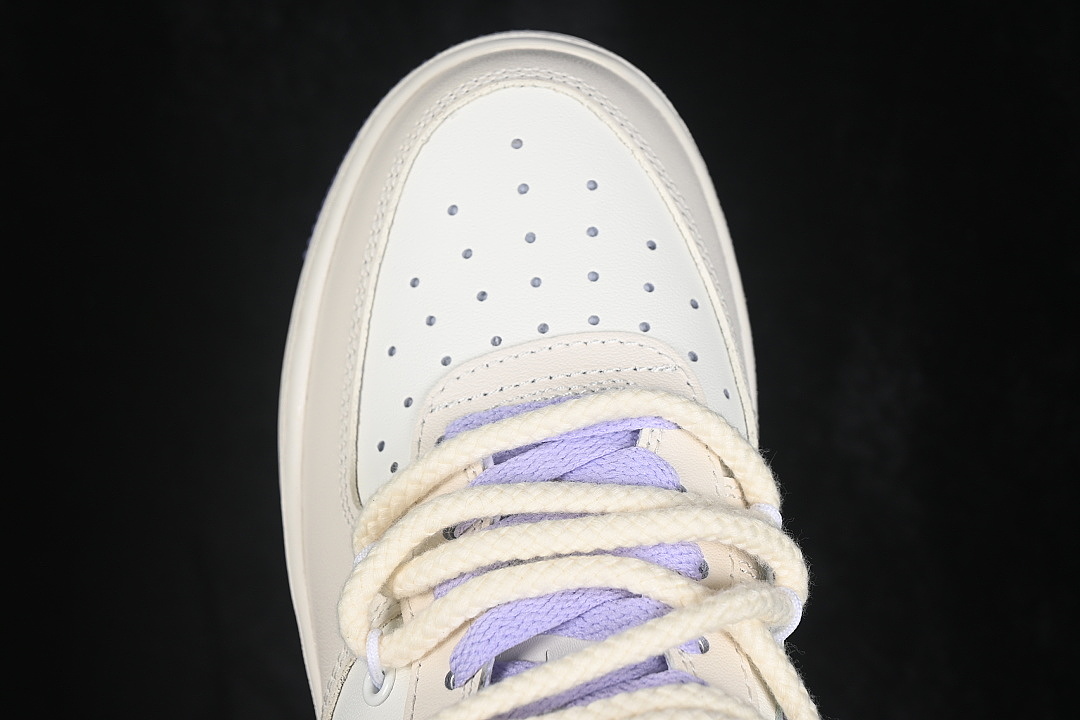 Nike [FJ7740-111]-[AIR FORCE 1 07 LOW TARO LEOPARD CASUAL SNEAKERS VIOLET/WHITE]-[WOMAN:36-39]-[MAN: - Image 9