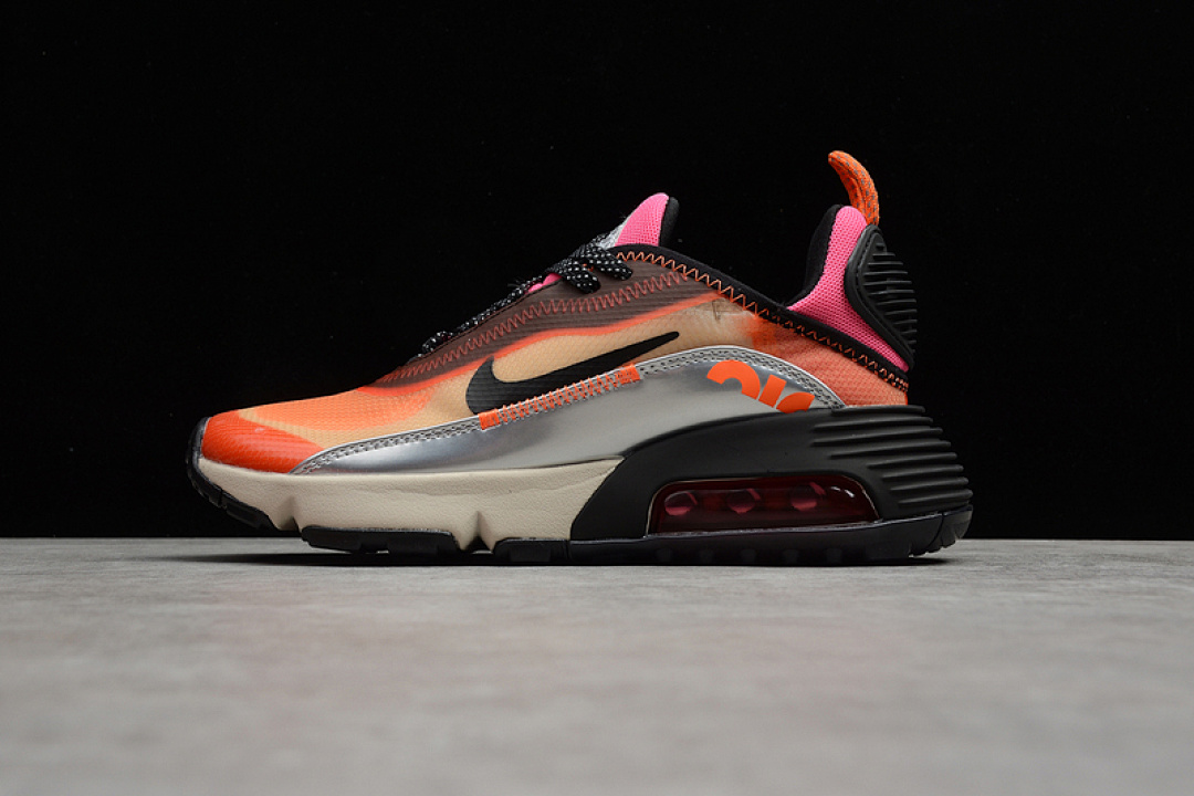 Unbranded [CW8611-800]-[3M X AIR MAX 2090 BLACK/ORANGE/SILVER-PINK]-[WOMAN:36-39]-[MAN:40-46], photo 1