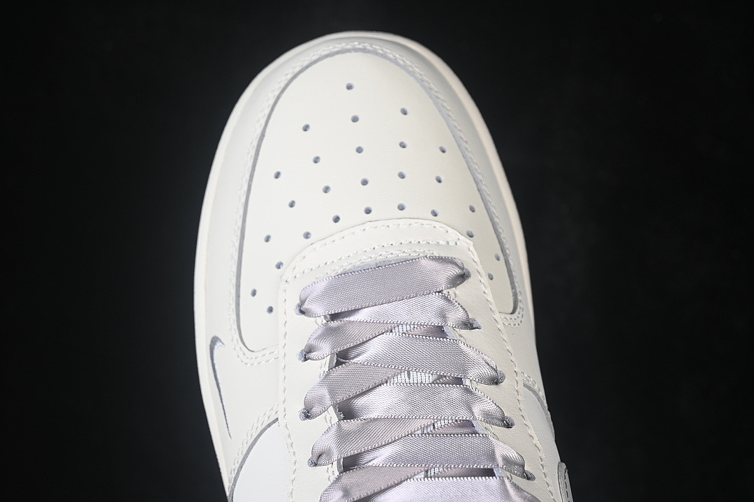 Nike [FB1839-323]-[AIR FORCE 1 07 LOW CASUAL SNEAKERS WHITE/GREY/WHITE]-[WOMAN:36-39]-[MAN:40-45] - Image 10