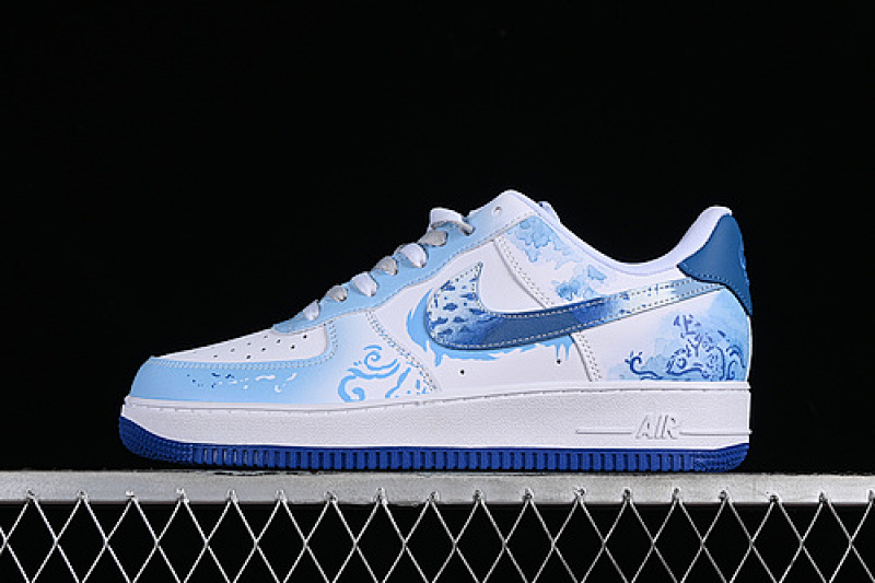 Nike Nike AIR FORCE 1 07 LOW WHITE/BLUE · DV0813-104, photo 1