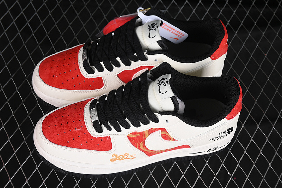 Nike [DM6688-028]-[AIR FORCE 1 07 LOW WHITE/BLACK/RED]-[WOMAN:36-39]-[MAN:40-45] - Image 11