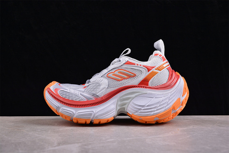 Balenciaga TRACK SNEAKER WHITE/SILVER/ORANGE · W2MV29670, photo 1