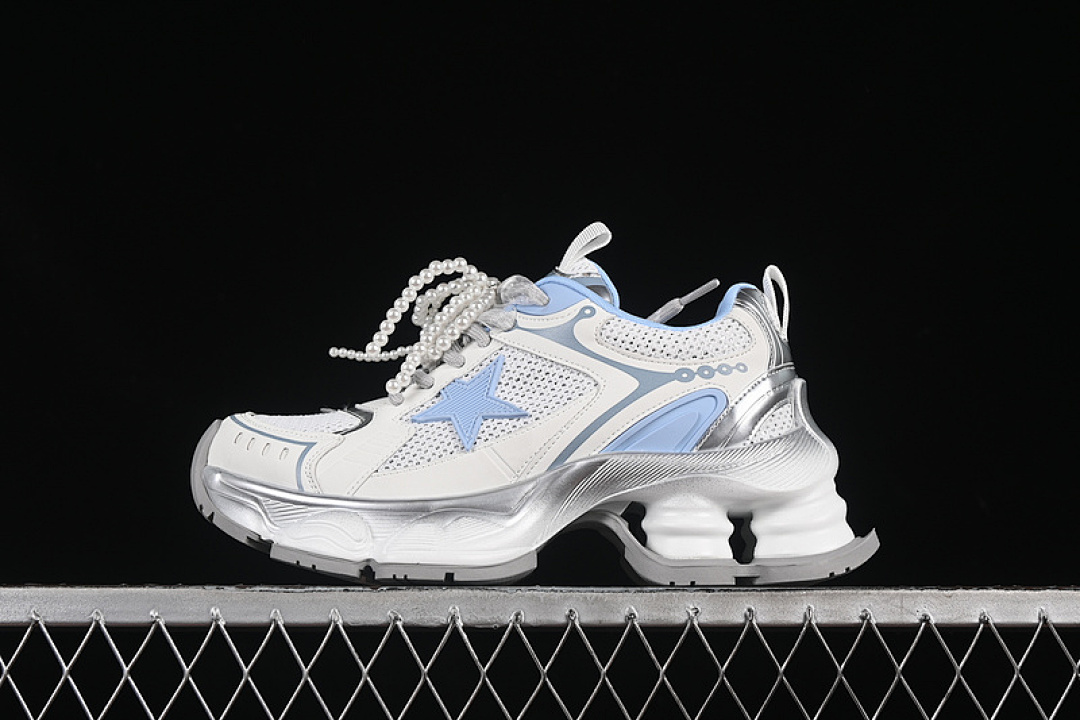 Unbranded [G25X269]-[GG-CC WHITE/BLUE/SILVER]-[WOMAN:35-40], photo 1