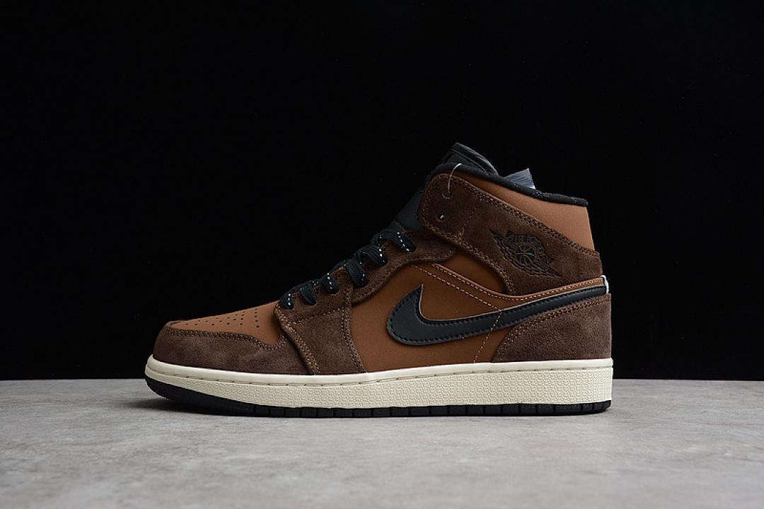 Jordan [DC7294-200]-[GZ AIR JORDAN 1 MID SE EARTH TONE DARK CHOCOLATE/CRIMSON BLISS/ARCHAEO (BROWN]), photo 1