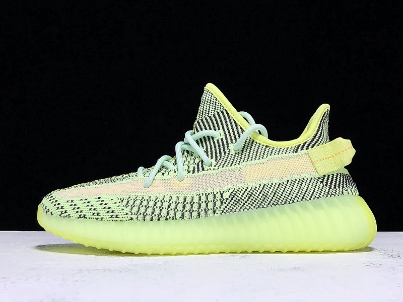 Adidas Adidas CY YEEZY BOOST 350 V2 FLUORESCENT GREEN YEEZREEL REFLECTIVE · FW5191, photo 1