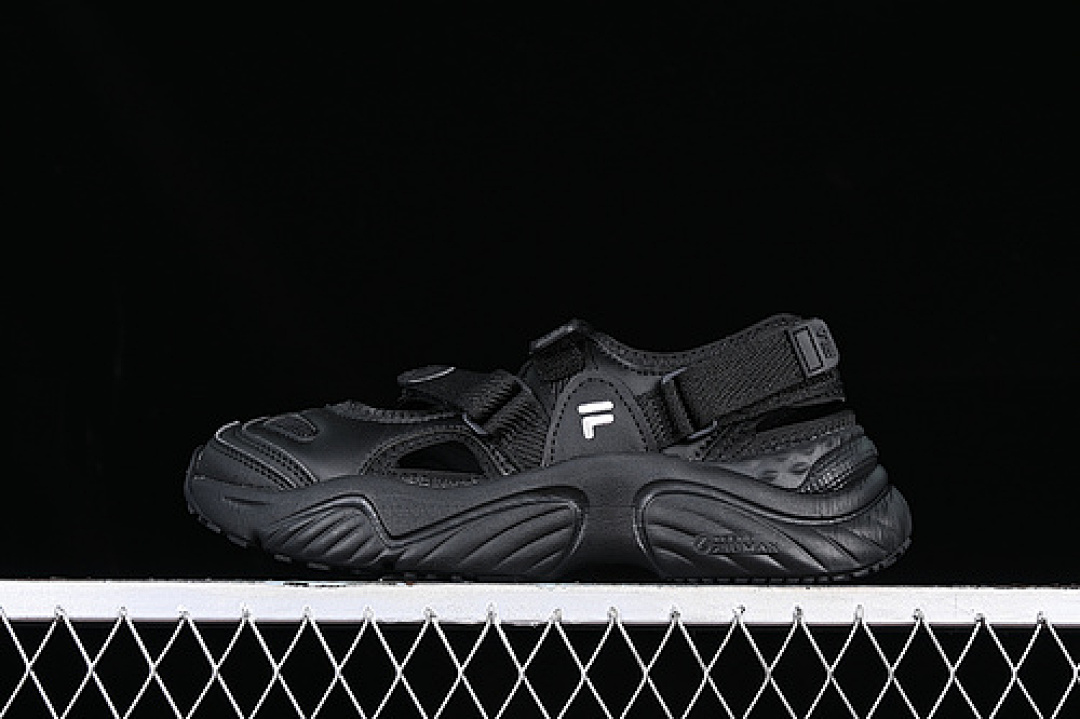 Fila [T12W321401FBK]-[FILA FUSION NON SLIP AND WEAR RESISTANT SUMMER SANDALS BLACK]-[WOMAN:35.5-40], photo 1