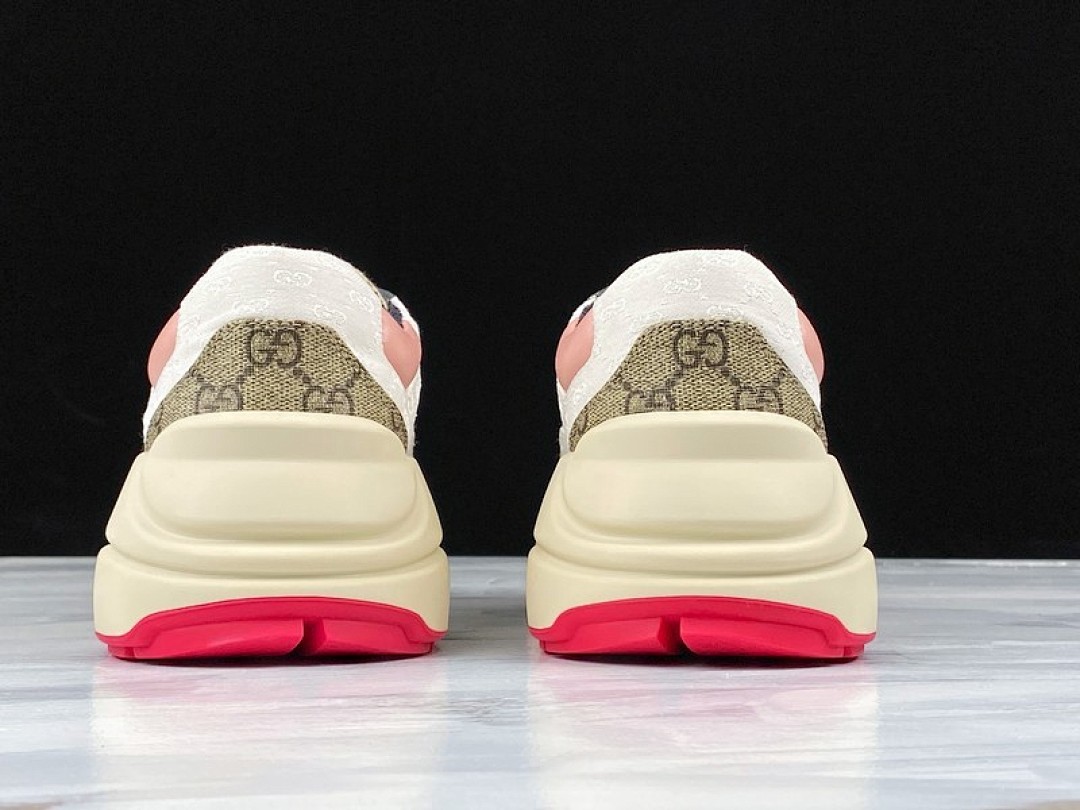 On Running [PLUS GU*CCI RHYTON SHOES WHITE/PINK/PURPLE]-[WOMAN:34-40] - Image 15