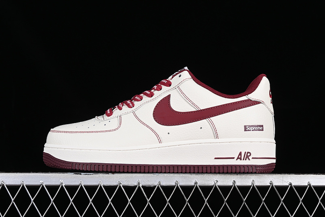 Nike [SU0220-013]-[SUPREME AIR FORCE 1 07 LOW WHITE/RED]-[WOMAN:36-39]-[MAN:40-45], photo 1