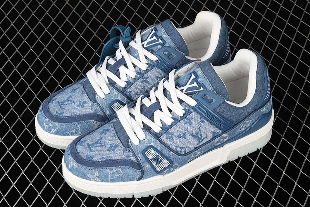 Louis Vuitton [L*V 2021SS SHOES BLUE DENIM/BLUE DENIM/WHITE]-[MAN:38-45] - Image 12