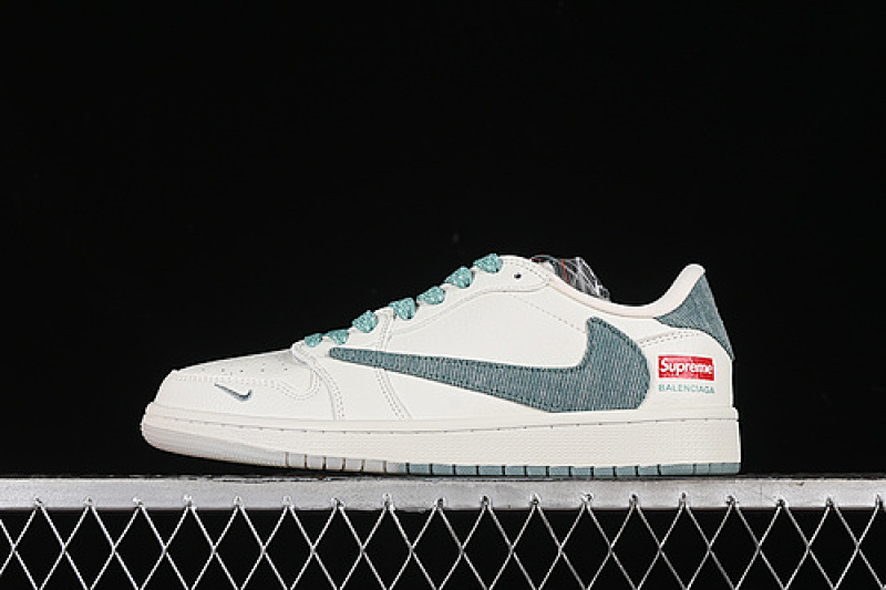 Jordan TRAVIS SCOTT X FRAGMENT DESIGN AIR Jordan 1 LOW OG SP WHITE/GREEN · JH6088-706, photo 1