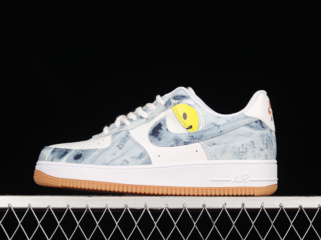 Nike [CY3228-101]-[AIR FORCE 1 LOW 07 DENIM BLUE/WHITE/GUM]-[WOMAN:36-39]-[MAN:40-45], photo 1