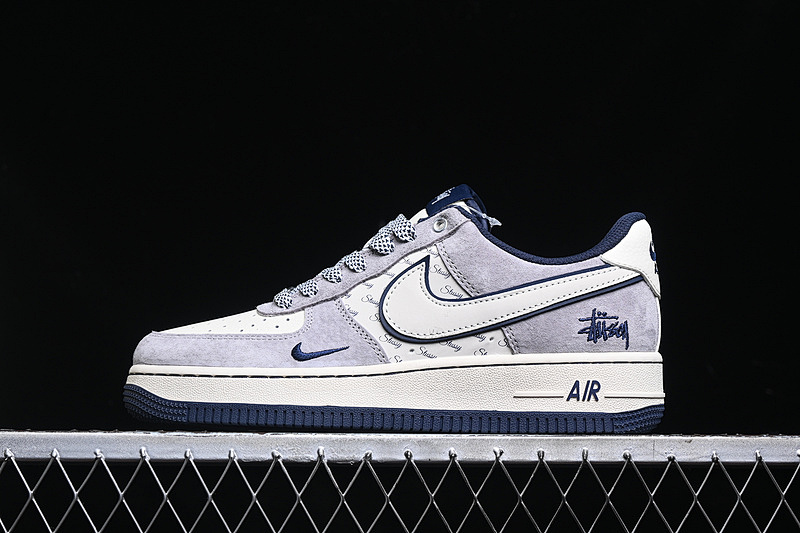 Nike Nike AIR FORCE 1 07 LOW WHITE/GREY/BLUE · SJ6698-006, photo 1