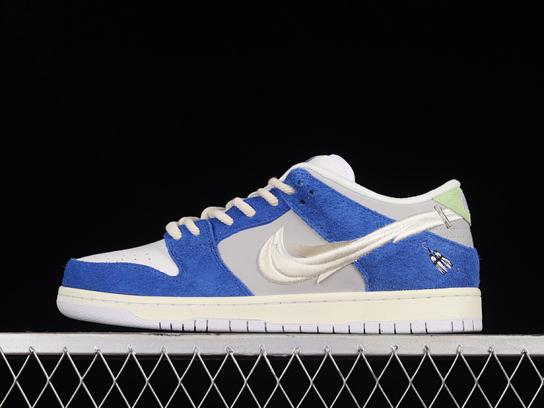 Fear of God [DQ5130-400]-[FLY STREETWEAR DUNK LOW SB GAME ROYAL/SAIL/GREY FOG]-[WOMAN:36-39]-[MAN:40-47.5], photo 1