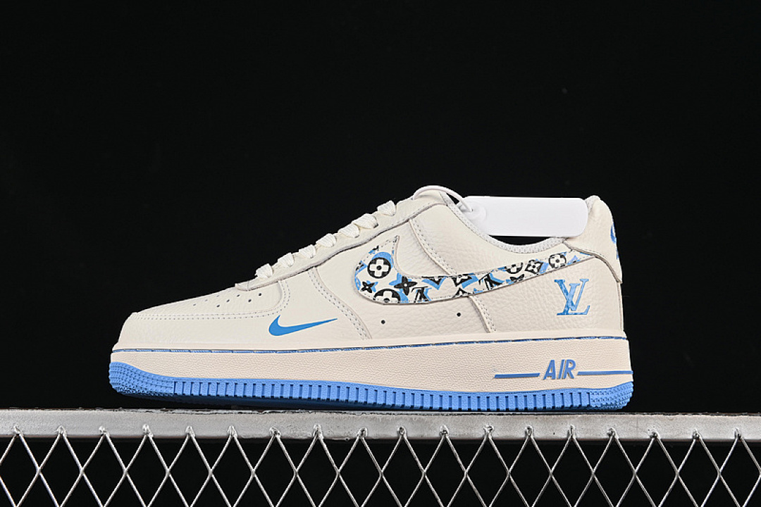 Nike [LW9279-017]-[AIR FORCE 1 07 LOW LV WHITE/BLUE]-[WOMAN:36-39]-[MAN:40-45] - Image 2