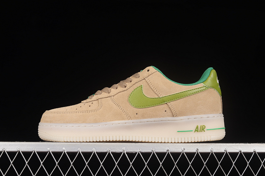 Nike Nike AIR FORCE 1 LOW 07 CACTUS DARK KHAKI/GREEN/BEIGE · CV1755-100, photo 1