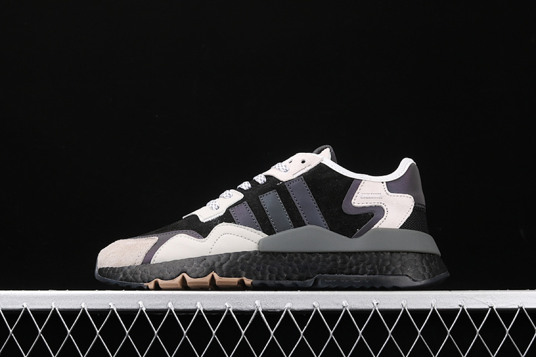NITE JOGGER SHOES CORE BLACK/CLOUD WHITE/GREY · BD7936, photo 1