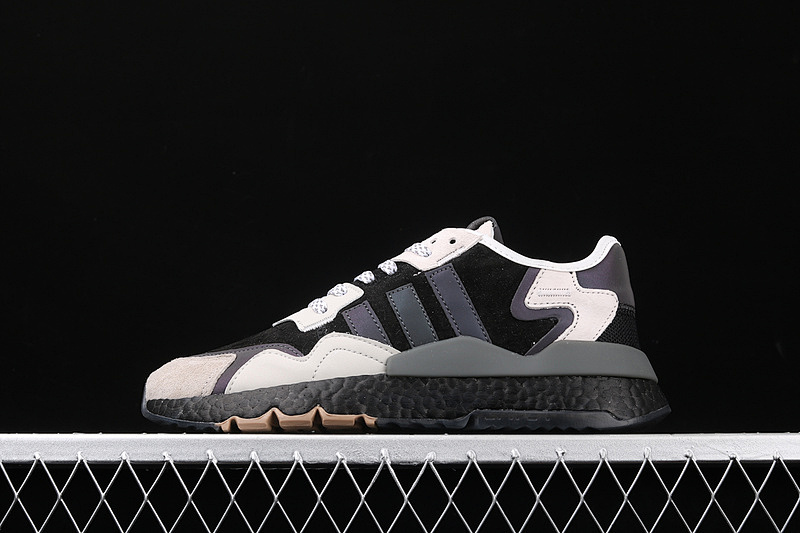 NITE JOGGER SHOES CORE BLACK/CLOUD WHITE/GREY · BD7936, photo 1