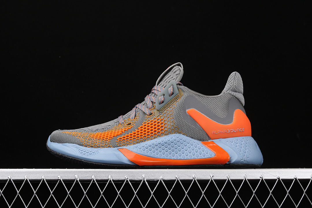 Unbranded [CG5583]-[ALPHABOUNCE INSTINCT SHOES GREY/BLUE/ORANGE]-[WOMAN:36-39]-[MAN:40-45], photo 1